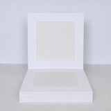 Square Mounted Prints - Empty Matboard to fit Square Frames