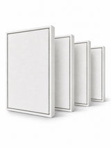 4 x Artist Blank Canvas & Floating Frame Bundles