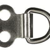 2 Hole Small D - Ring (100/Pack)