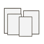 Black floating frame