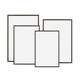 Black floating frame