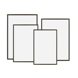 Black floating frame