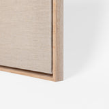 Custom Size Stretched Blank Primed Linen Canvas With Floating Frame (55mm)