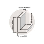 floating frame profile 55mm