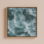 FLOATING FRAME WITH BLANK CANVAS