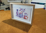 Shadow Box with floating options