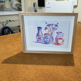 Shadow Box with floating options