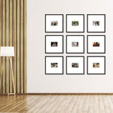 Square 9 Grid Picture Frames 155 x 155cm