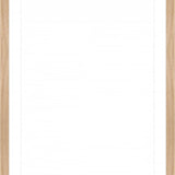 Blank wooden picture frame with white mat, ready for photo or artwork insertion.