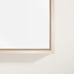 FLOATING FRAME WITH BLANK CANVAS