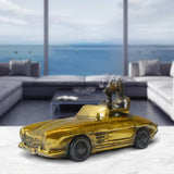 They loved breaking the speed limit (Car - Gold patina) Ed. 24/100