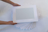Mounted Prints - Empty Matboard to fit A4 Frames (pack of 10)