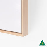 Custom Size Stretched PolyCotton Blank Canvas With Floating Frame (55mm & 35mm)