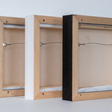 Custom Size Stretched Cotton Blank Canvas With Premium Floating Frame (60mm)