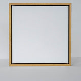 Custom Size Stretched Cotton Blank Canvas With Premium Gold Floating Frame (55mm)