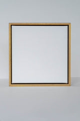 Custom Size Stretched Cotton Blank Canvas With Premium Gold Floating Frame (55mm)