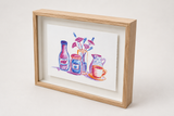 Shadow Box with floating options