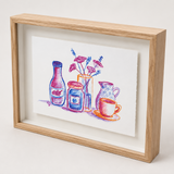 Shadow Box with floating options