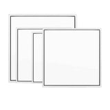 Assorted Square: 1x – 30x30cm, 1x – 60x60cm, 1x – 90x90cm, 1x – 100x100cm
White floating frame
Cotton White Primed