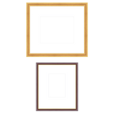 Timeless Moments Diptych – Gold & Walnut Framed Set