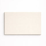 Rectangular beige tile on a white background