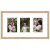 Framed photo collage featuring a mother and daughter in a garden setting