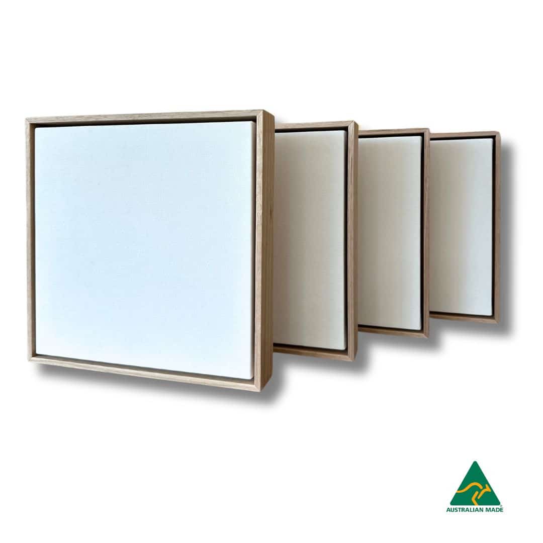 4 x Artist Blank Canvas Floating Frame Bundles