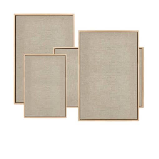 4 x Artist Blank Canvas & Floating Frame Assorted Sizes - Image 5