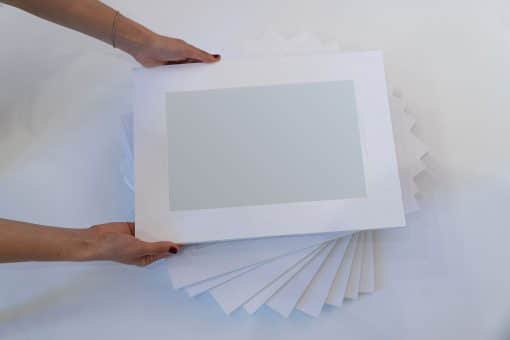 10x A3 Empty Matboard For Mounting Prints - A4 Window (Pack of 10) – Ready-to-Frame Art & Photography Display - Image 3